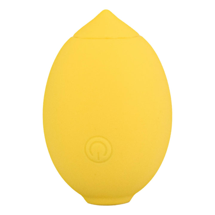 Suction Lemon Toy front side showing button displayed on a white background - UNS