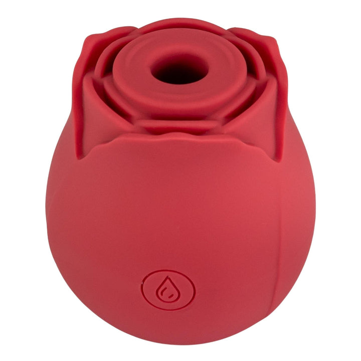 Suction Rose Toy red color displayed on a white background - Up N Smoke
