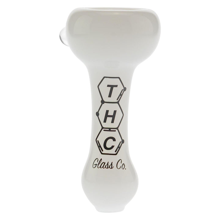 THC Glass Co. Chillum White color on a white background - Up N Smoke