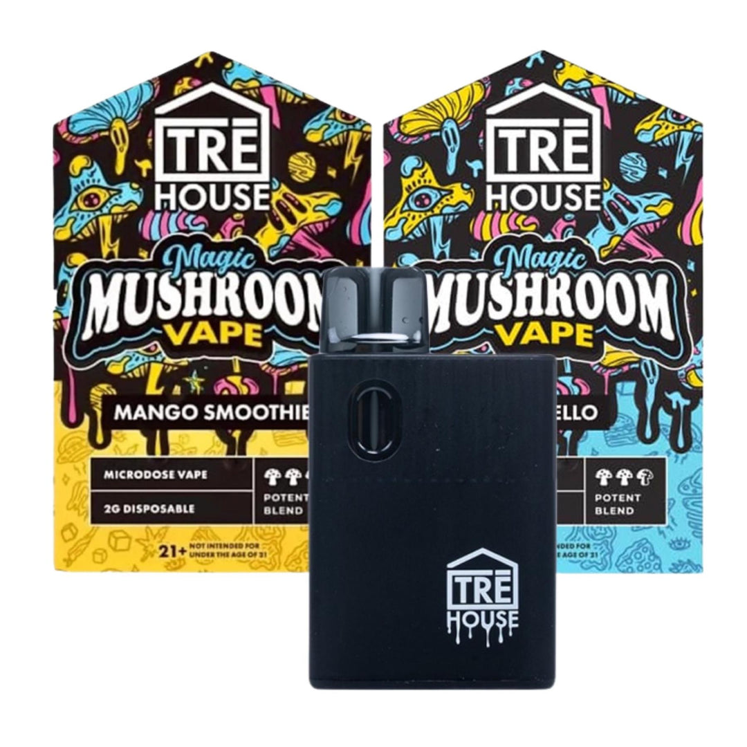 TRE House Flavored Mushroom Disposable | 2g Mushroom Vape | Magic Mushroom Vape Up N Smoke TRE House Flavored Mushroom Disposable | 2g Mushroom Vape | Magic Mushroom Vape Up N Smoke