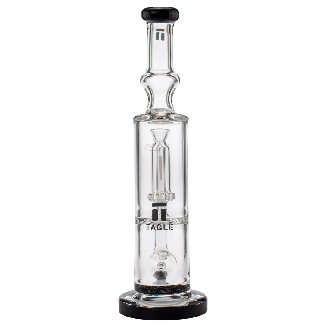 "Backside of a Tagle 50mmx12in Rettichello Water Pipe on a white background," - Up N Smoke.