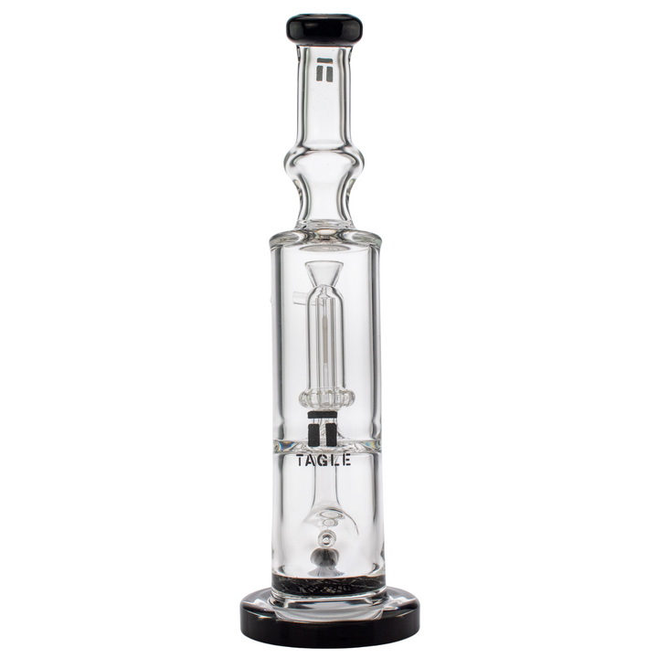 "Backside of a Tagle 50mmx12in Rettichello Water Pipe on a white background," - Up N Smoke.