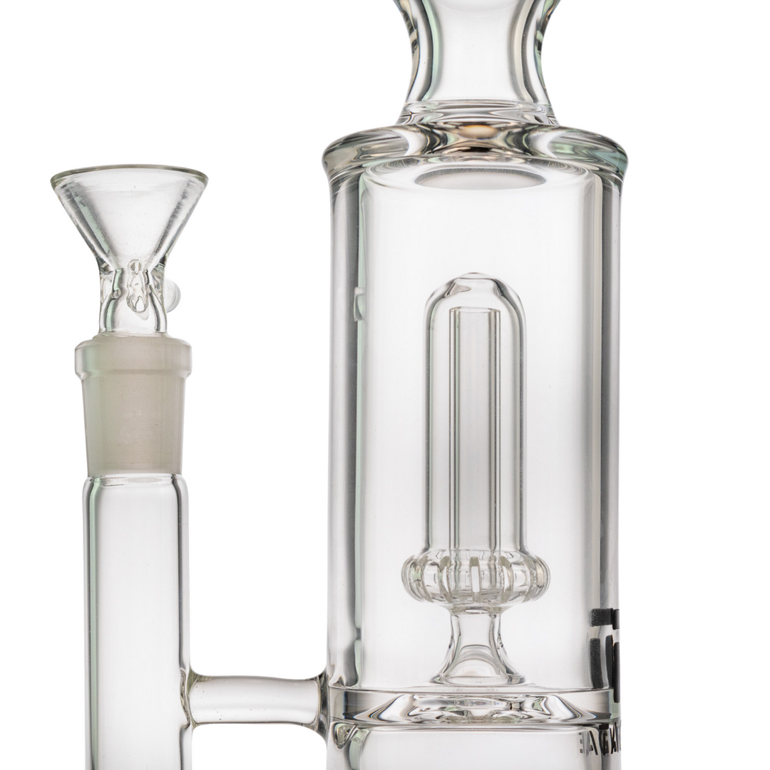 "Bodice of a Tagle 50mmx12in Rettichello Water Pipe on a white background," - Up N Smoke.