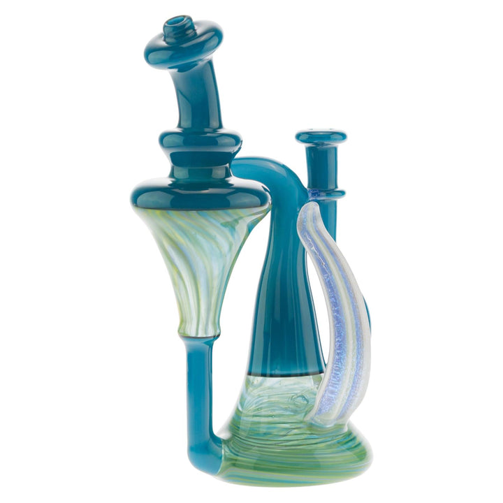 Terry Sharp Recycler left front side on a white background - Up N Smoke