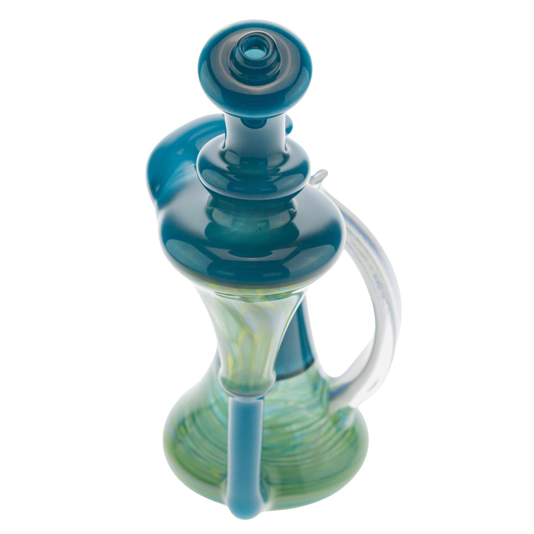 Terry Sharp Recycler front top-down angle on a white background - Up N Smoke