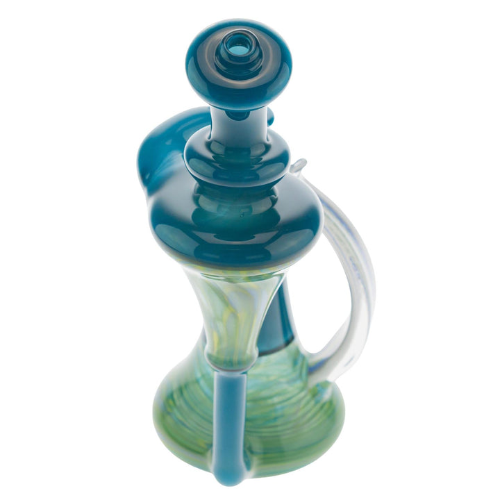 Terry Sharp Recycler front top-down angle on a white background - Up N Smoke