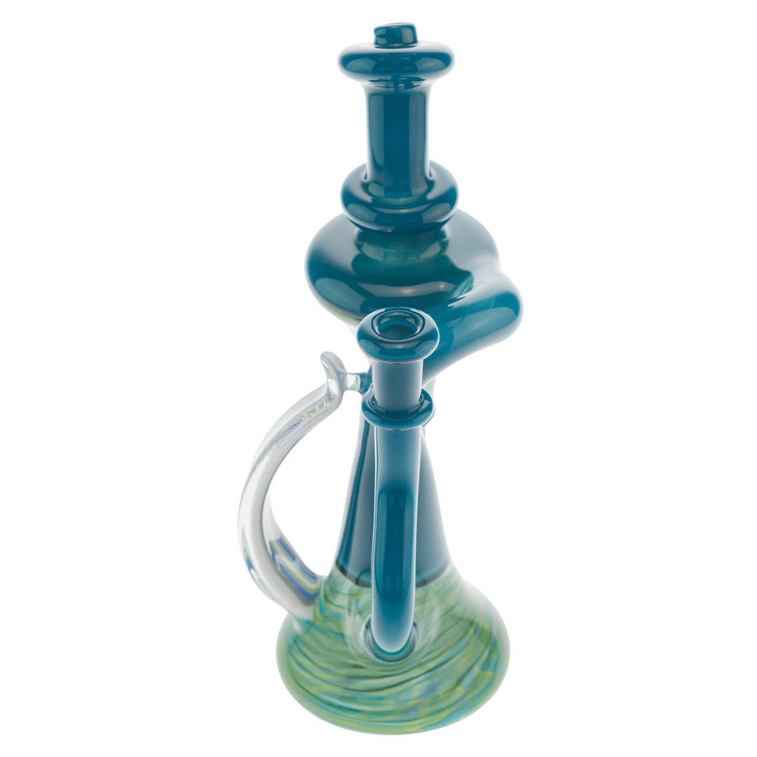 Terry Sharp Recycler back top-down side on a white background - Up N Smoke