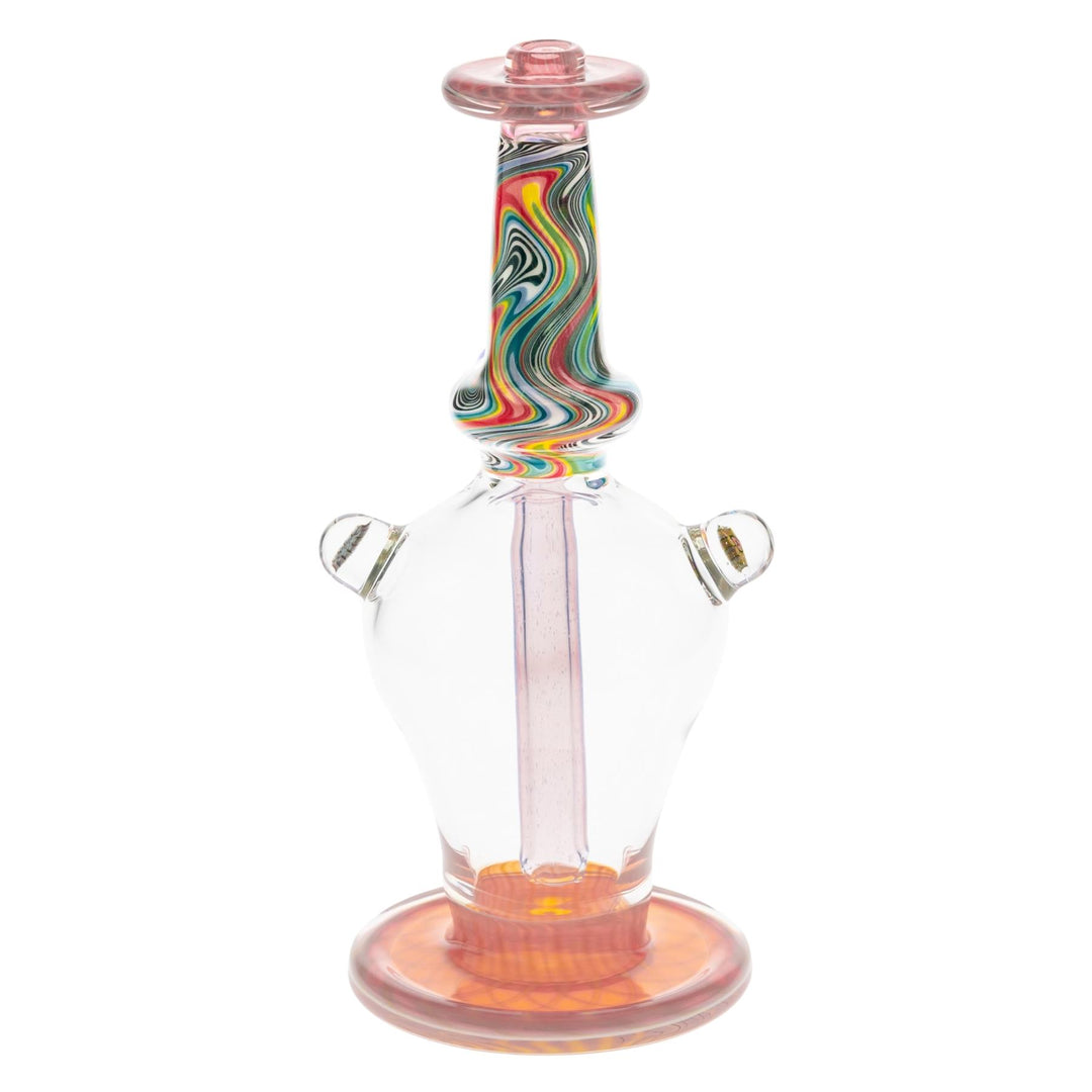 Terry Sharp Reticella Rig on a white background back angle - Up N Smoke