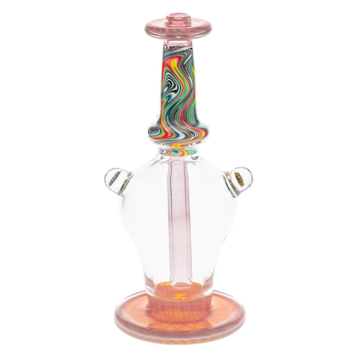 Terry Sharp Reticella Rig on a white background back angle - Up N Smoke