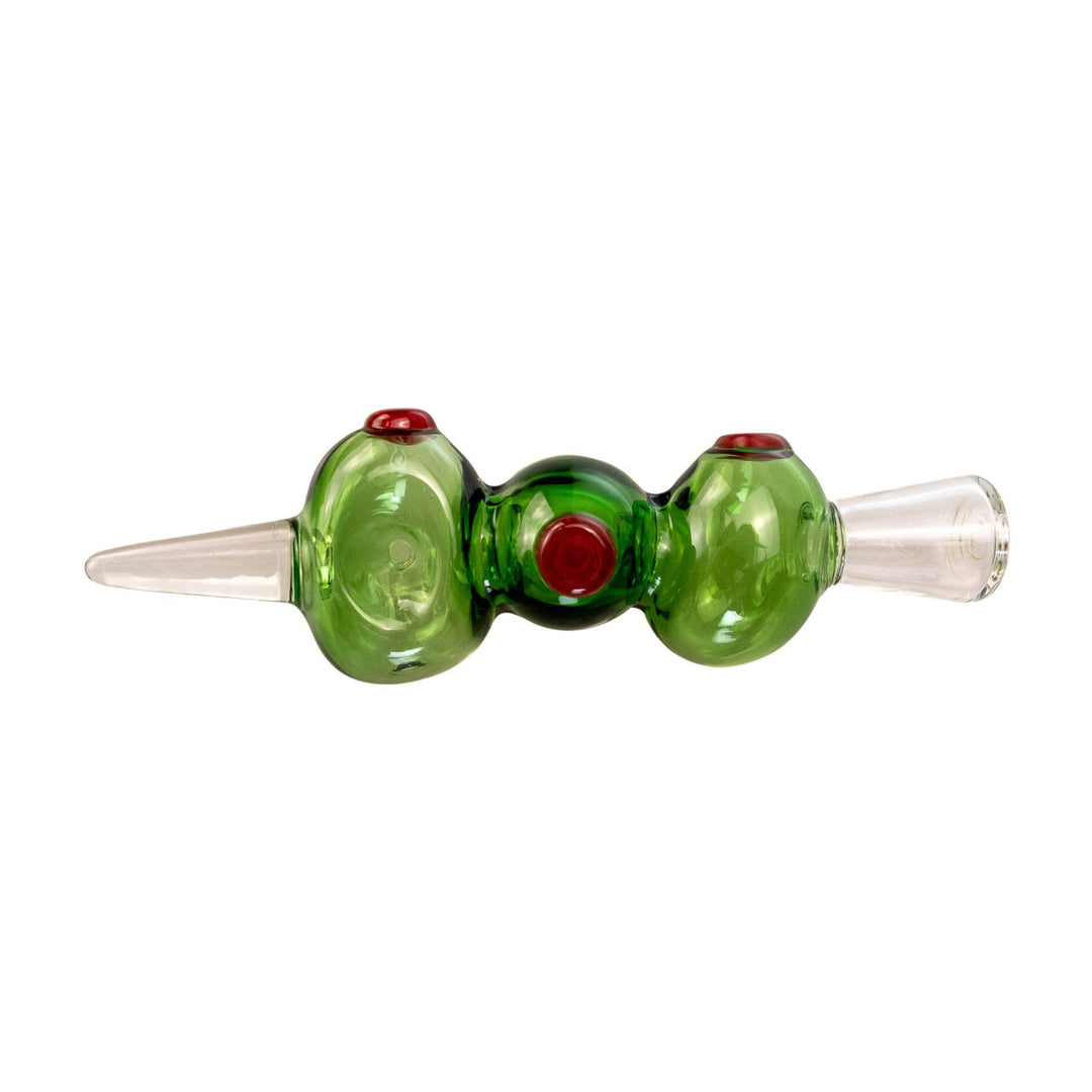 "Go Easy Dirty Olive Hand Pipe, perfect for martini nights or everyday sessions." - Up N Smoke.