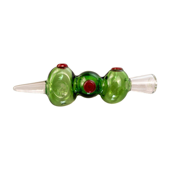 "Go Easy Dirty Olive Hand Pipe, perfect for martini nights or everyday sessions." - Up N Smoke.