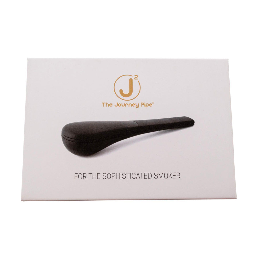 "Box of The Journey Pipe J2 that says 'for the sophisticated smoker' underneath the graphic of the product," - Up N Smoke.