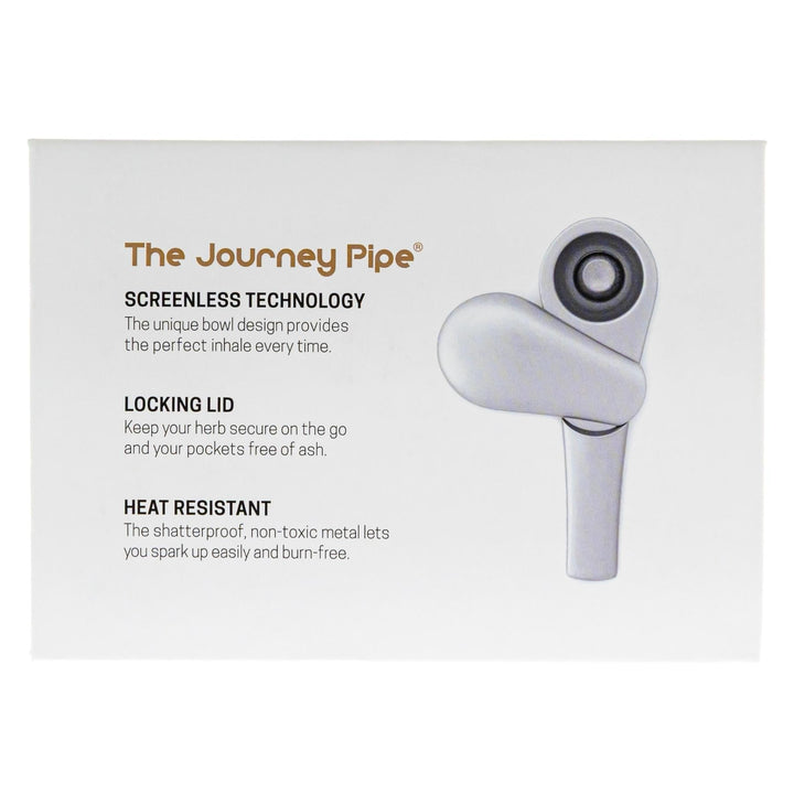 The Journey Pipe J3 Back in package on a white background - Up N Smoke
