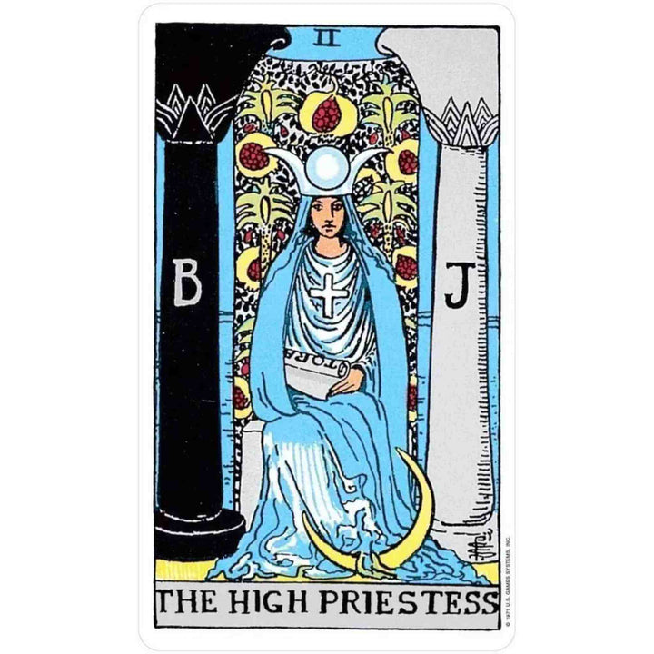 The Rider Tarot Deck The High Priestess Card - Up N Smoke
