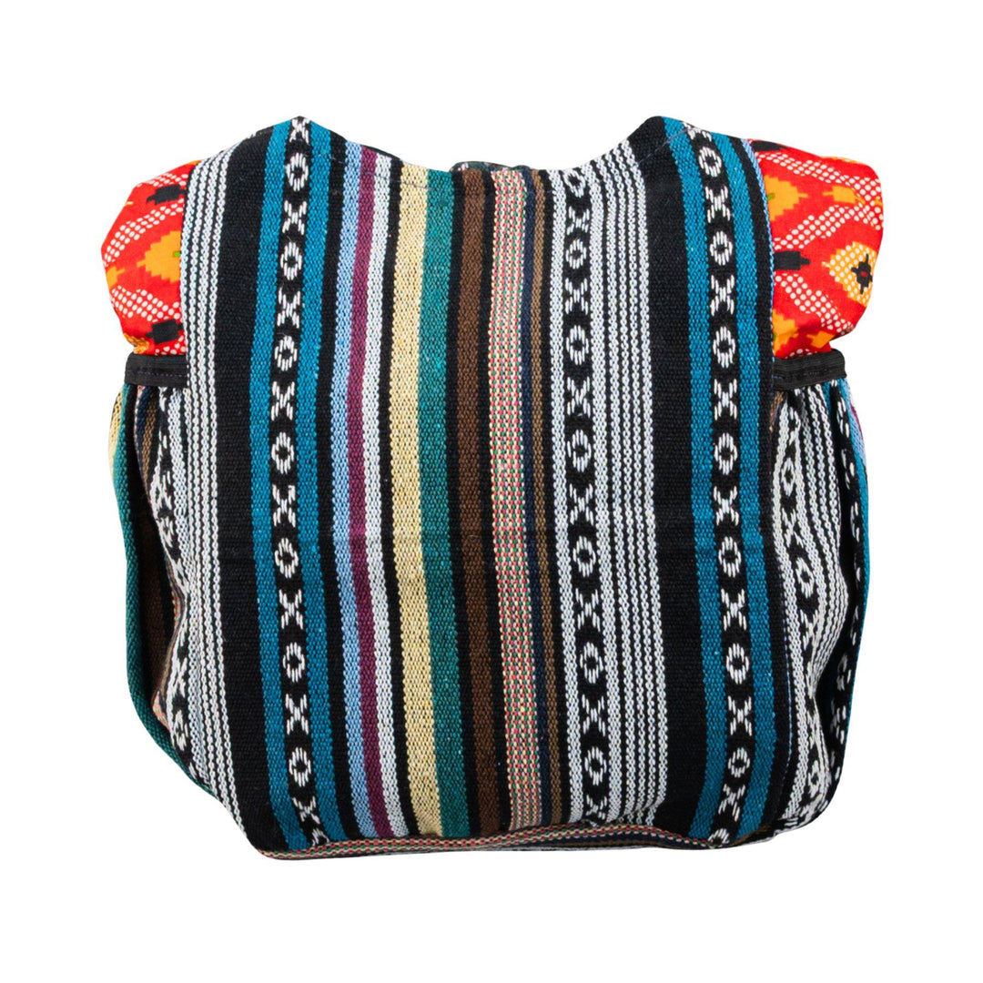 ThreadHeads Aztec Patchwork Shoulder Bag back - Up N Smoke 