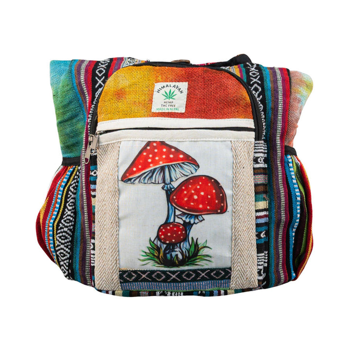 ThreadHeads Tie Dye Mushrooms Shoulder Bag front 2 - Up N Smoke