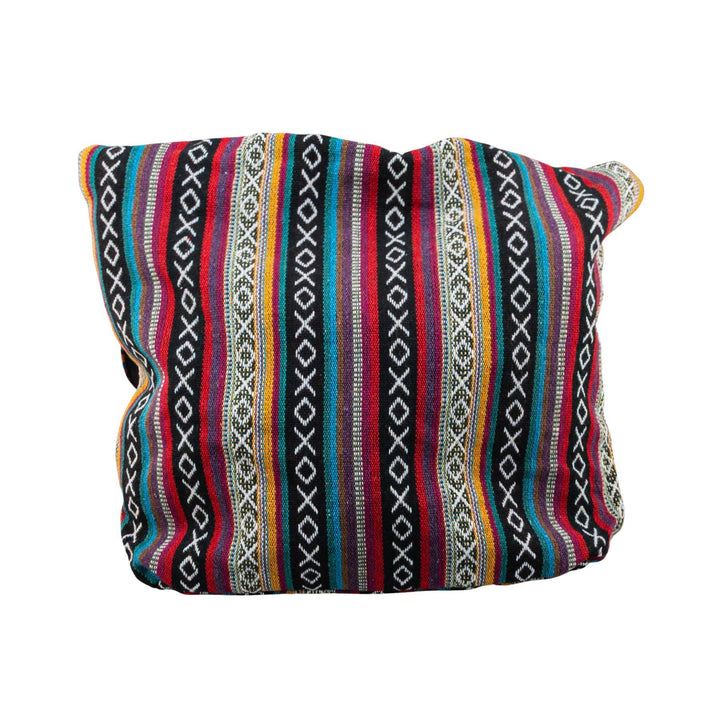 ThreadHeads Southwest Style Mushroom Patchwork Sling Bag back - Up N Smoke