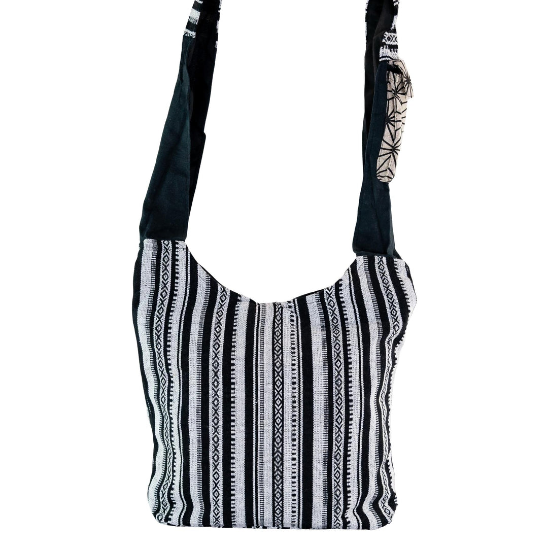 ThreadHeads Sun & Moon Sling Bag on a white background back facing - Up N Smoke