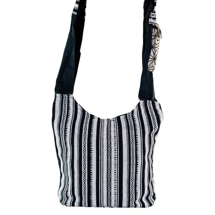 ThreadHeads Sun & Moon Sling Bag on a white background back facing - Up N Smoke