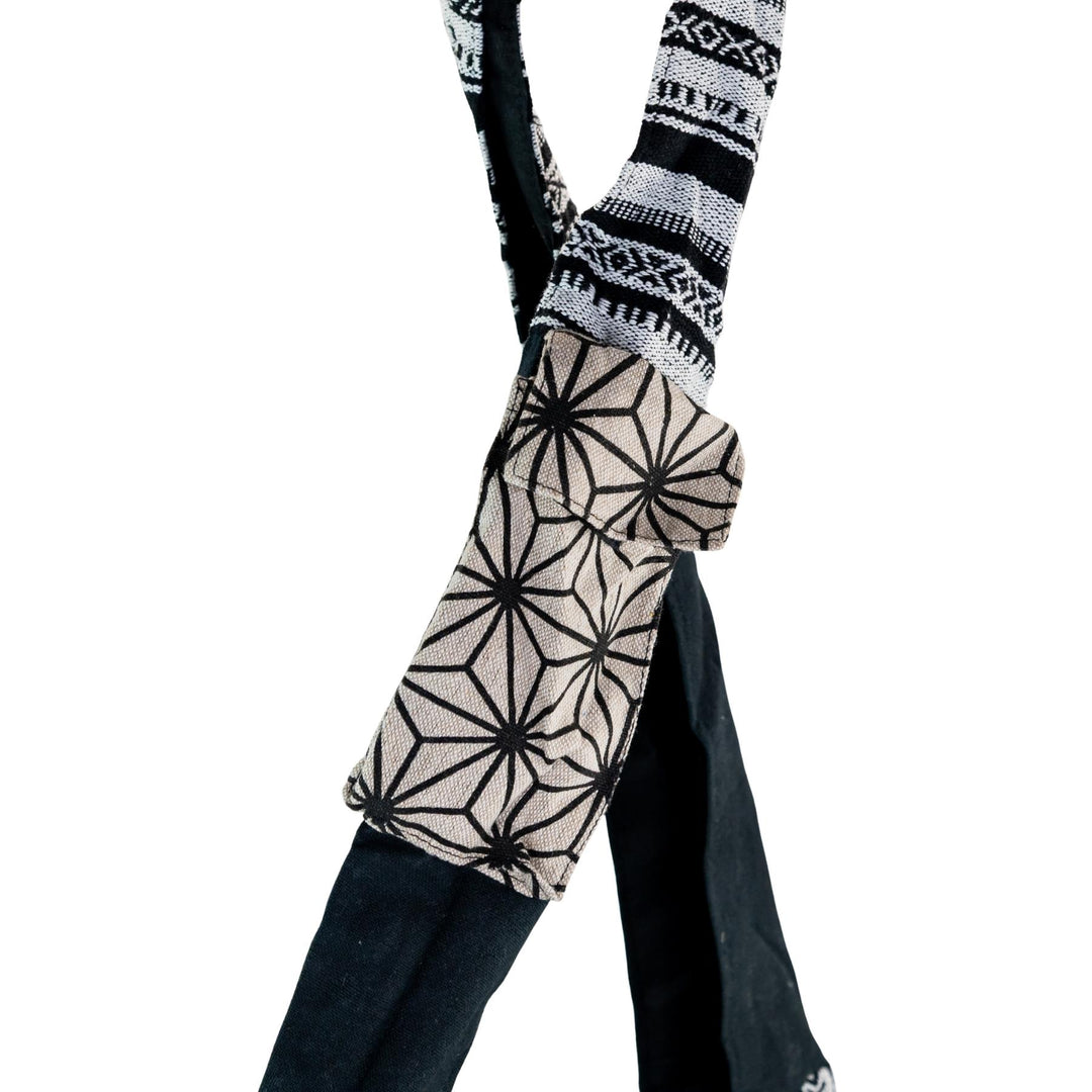 ThreadHeads Sun & Moon Sling Bag on a white background shoulder strap pouch - Up N Smoke