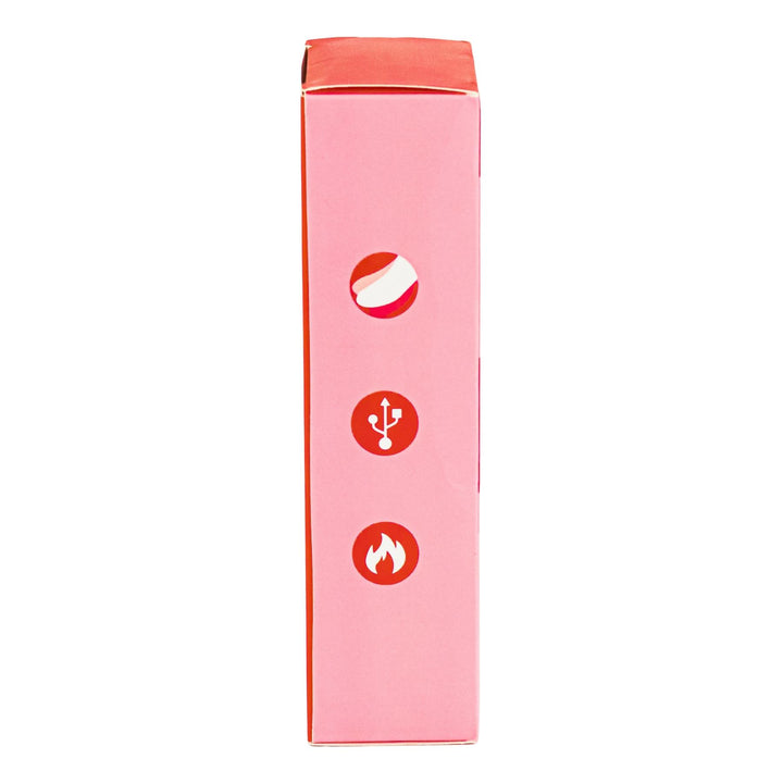 Tongue Licking Vibrator packaging left side displayed on a white background - UNS