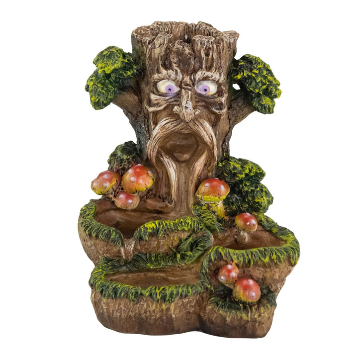 Tree Backflow Magic Incense Burner front facing on a white background - Up N Smoke