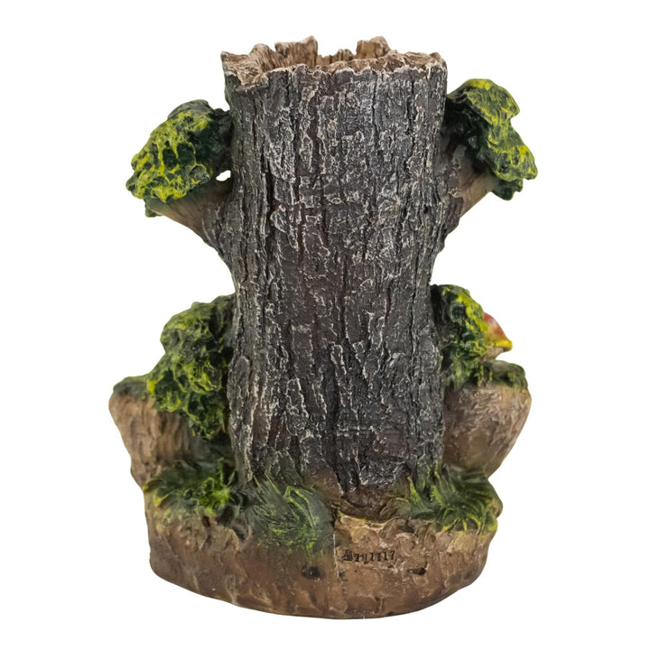Tree Backflow Magic Incense Burner back facing on a white background - Up N Smoke