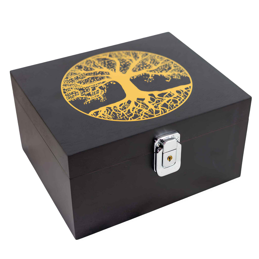 Tree of Life Swag Gear Stash Box Closed - Up N Smoke