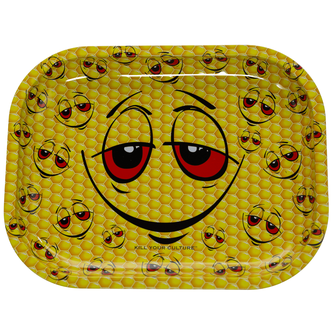 Kill Your Culture 420 Smiley Rolling Tray - Up N Smoke