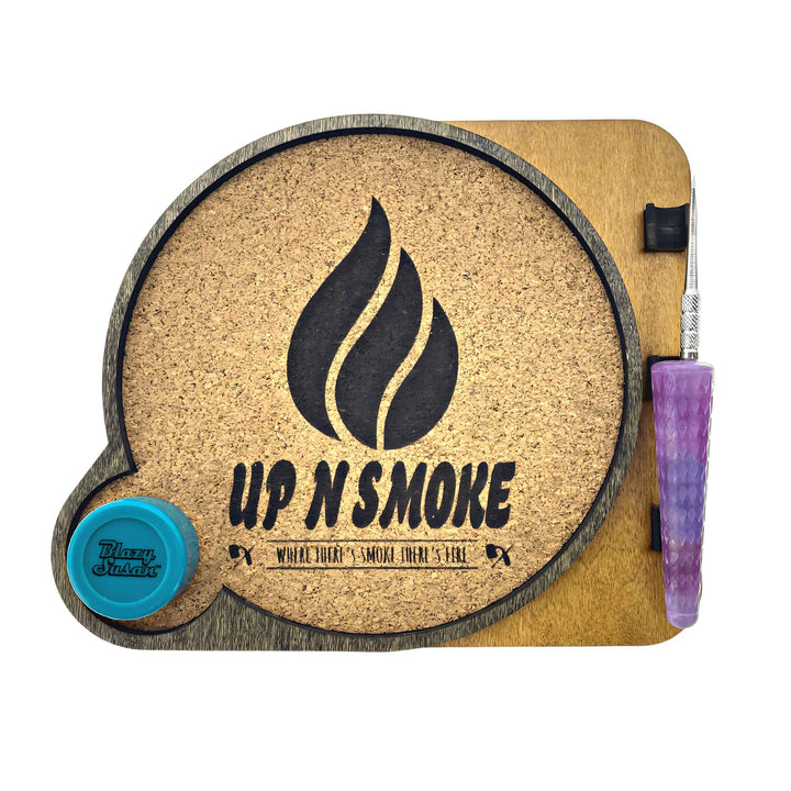 Up N Smoke Branded Handmade Dab Coaster Setup - Up N Smoke