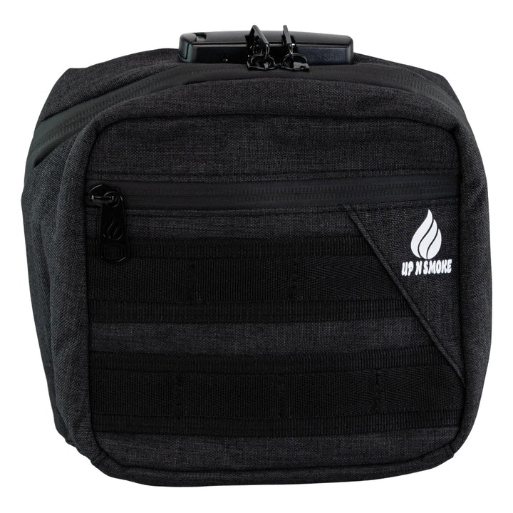 Up N Smoke Smell-Proof Locking Crossbody Bag black studio photo on a white background - Up N Smoke