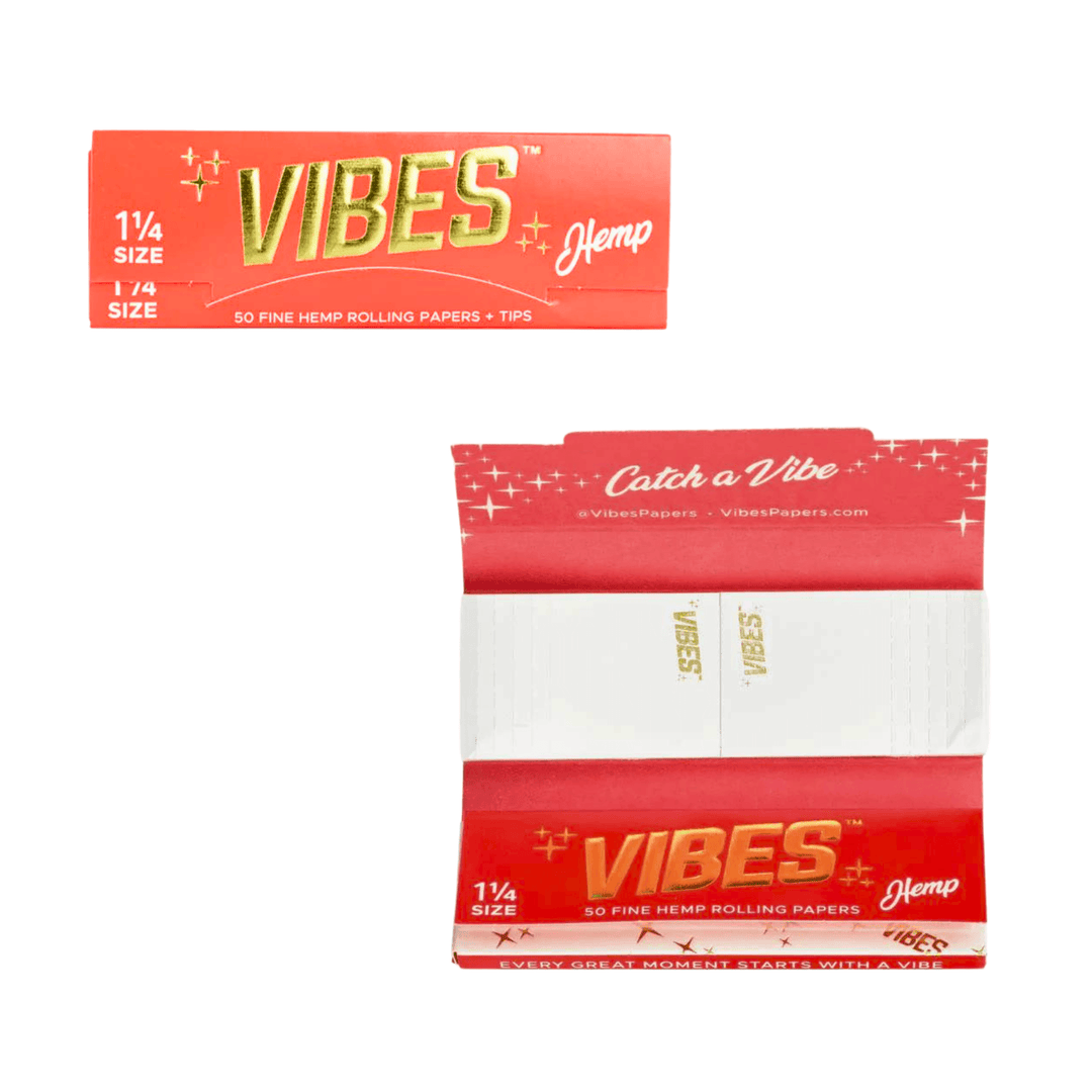 Vibes 1 1/4 Sized Papers with Tips - Up N Smoke