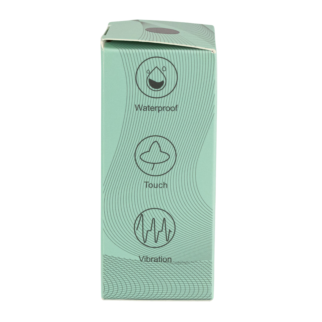Vibrating Anal Plug side facing packaging on white background - Up N Smoke