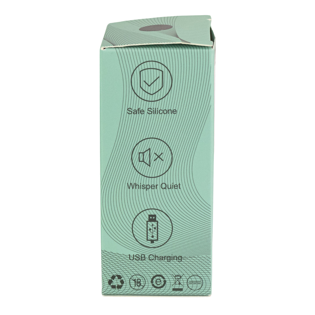 Vibrating Anal Plug side facing packaging on white background - Up N Smoke
