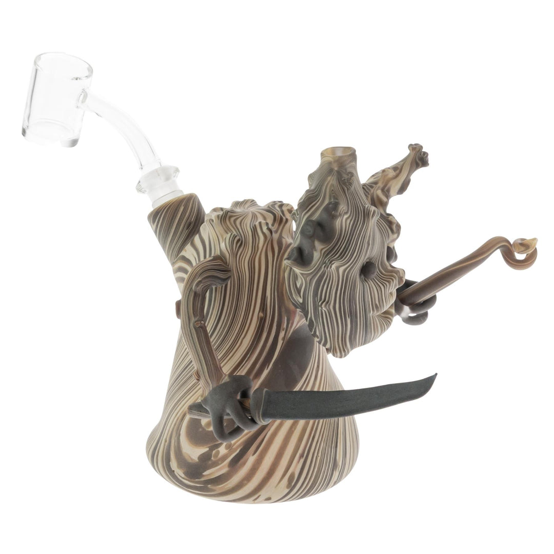 Wazoo Forest Protector Rig Set on a white background front side angle - Up N Smoke