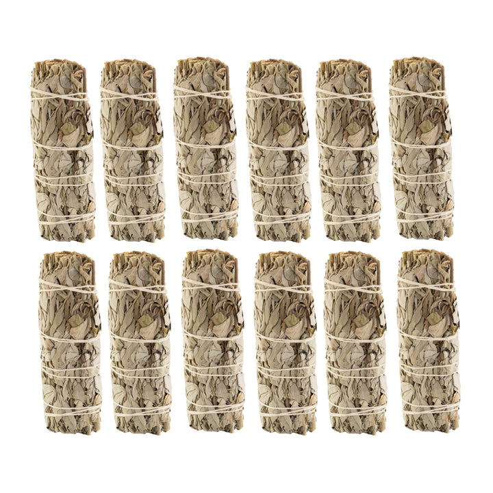 California White Sage Wand 12ct displayed on a white background - Up N Smoke