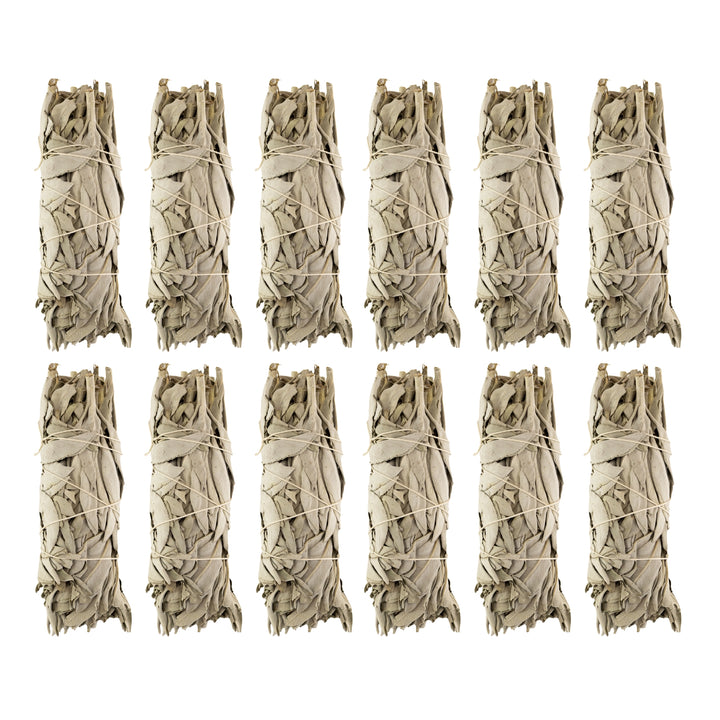 California White Sage Wand 12ct 2x5 displayed on a white background - Up N Smoke