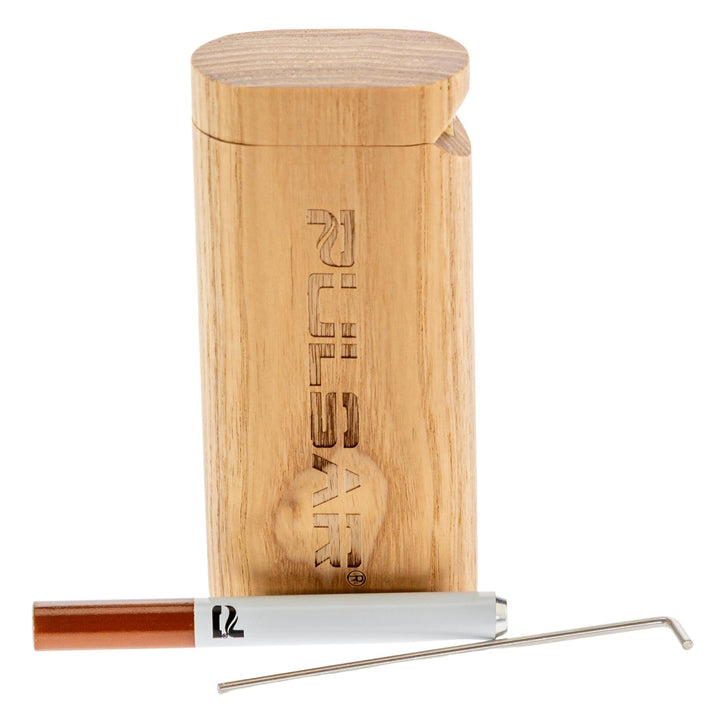 Pulsar Wood Dugout with components on a white background - Up N Smoke 