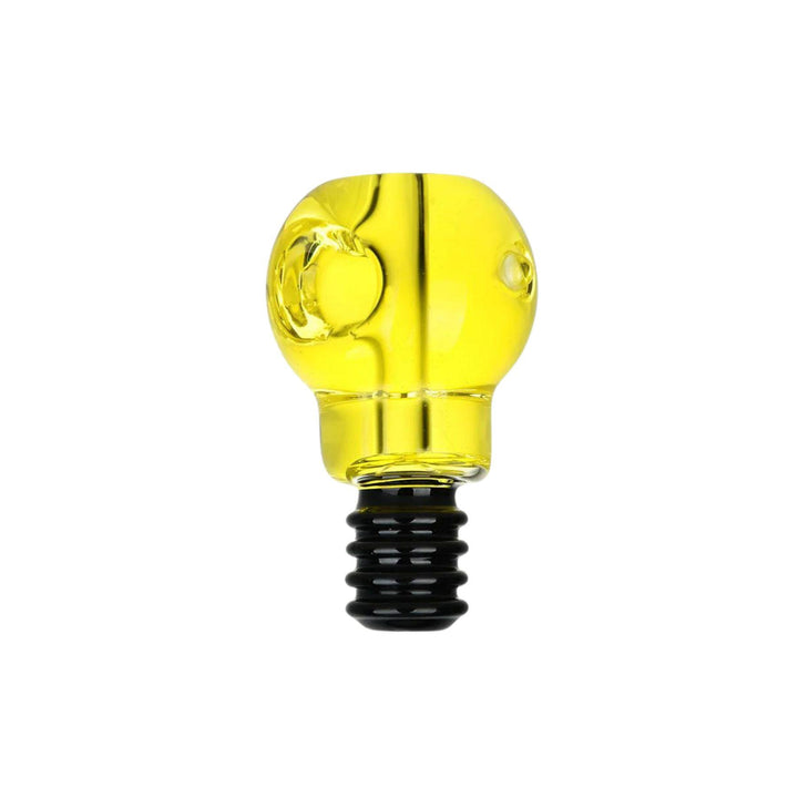 Yellow Pulsar Glycerin Light Bulb Hand Pipe - Up N Smoke