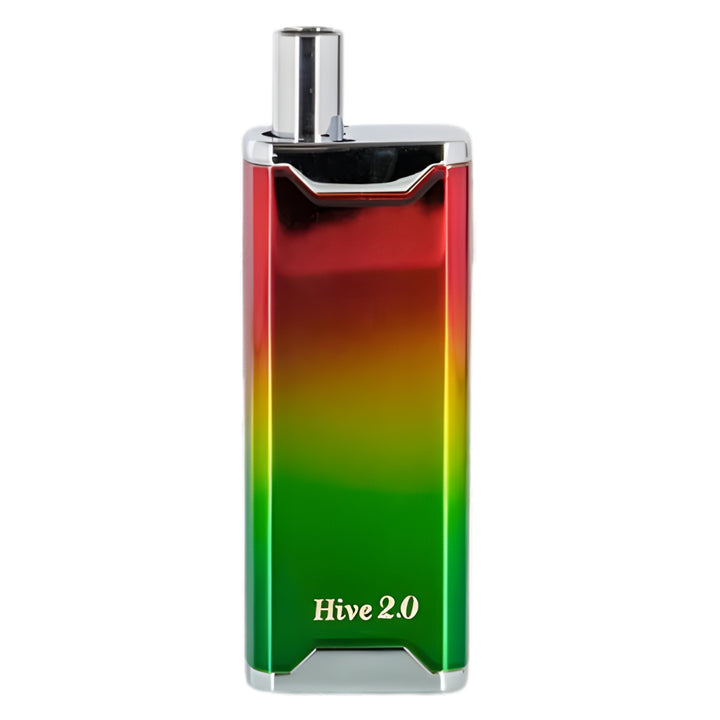 Yocan Hive 2.0 Vaporizer Rasta color on a white background - Up N Smoke