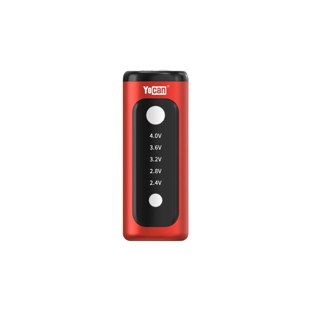 "Yocan Kodo Plus 510 Cart Battery in the color red on a white background," - Up N Smoke.