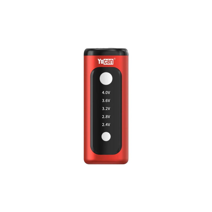 "Yocan Kodo Plus 510 Cart Battery in the color red on a white background," - Up N Smoke.