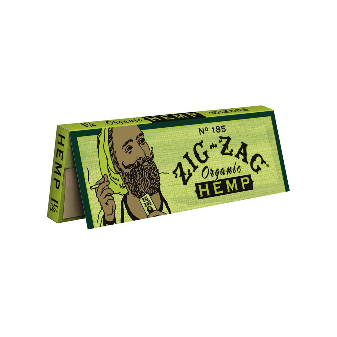 "A slightly-open Organic Zig Zag booklet. These papers are made from organic materials and offer a smooth smoking experience." - Up N Smoke.