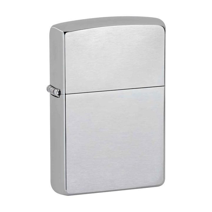 Zippo Brushed Chrome Lighter - Up N Smoke