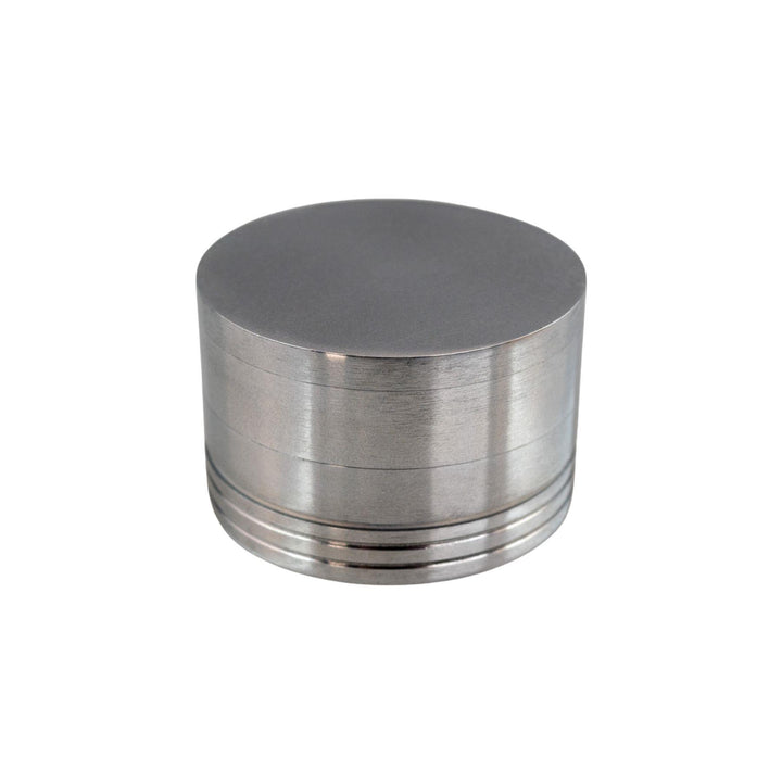 "A 2'' aluminum herb grinder that has four pieces," - Up N Smoke.
