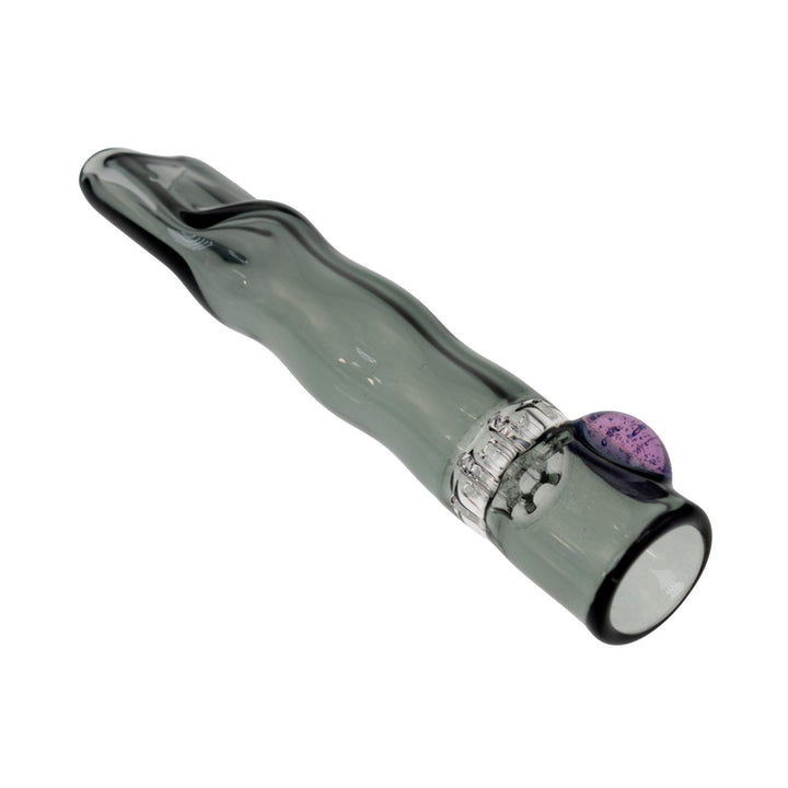 "Diagonal Blazing Glass Chillum to showcase the honeycomb screen," - Up N Smoke.