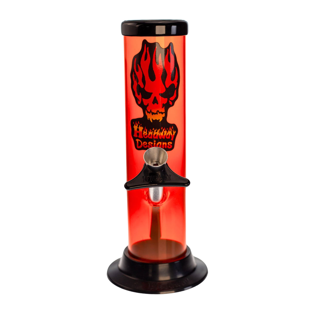 Headway 8" Orange Straight Tube - Up N Smoke