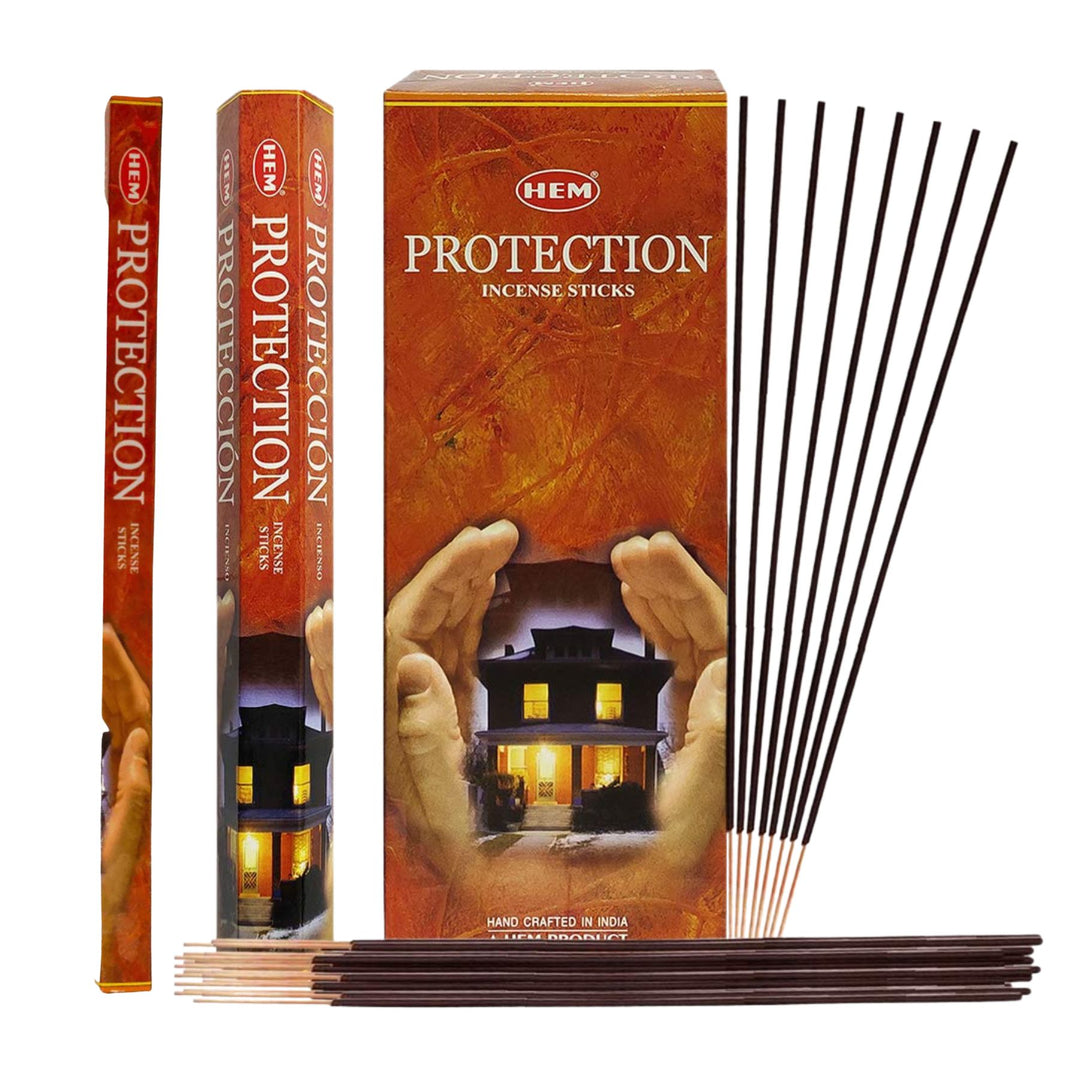 HEM Incense Sticks Protection group photo display displayed on a white background - Up N Smoke