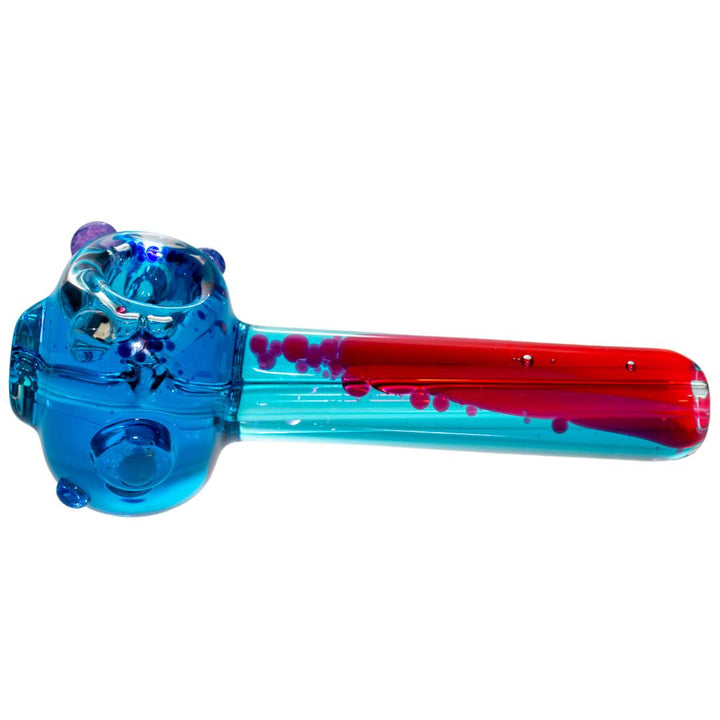 Left side view of a Raymond Bray glycerin hand pipe. - Up N Smoke.