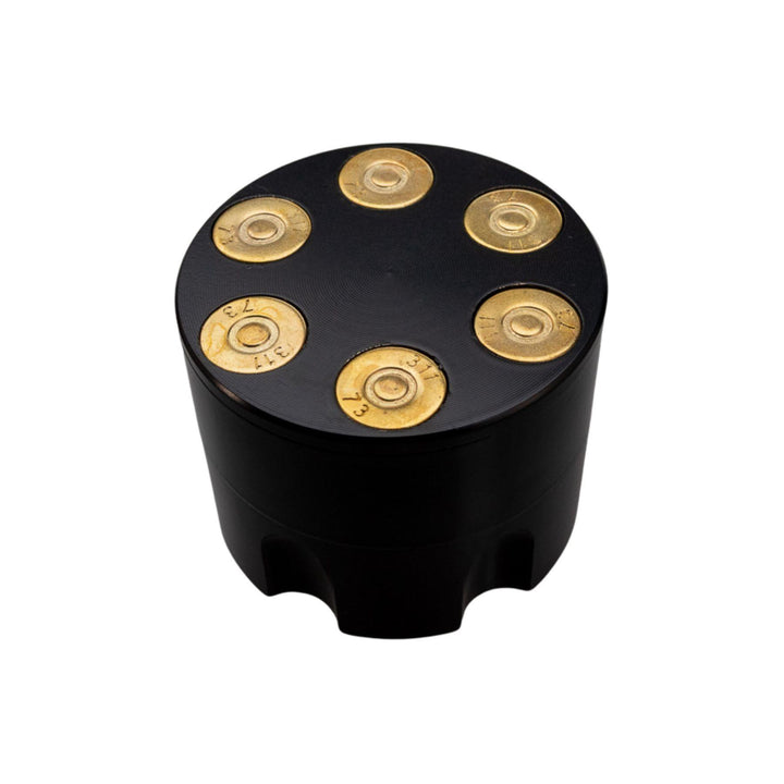 "Revolver Chamber Grinder that is 1.75'' tall and 2'' wide on a white background," - Up N Smoke.